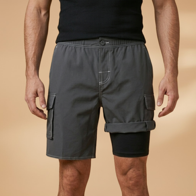 Fresh Men's Swim Trunks with Cargo Pockets 11