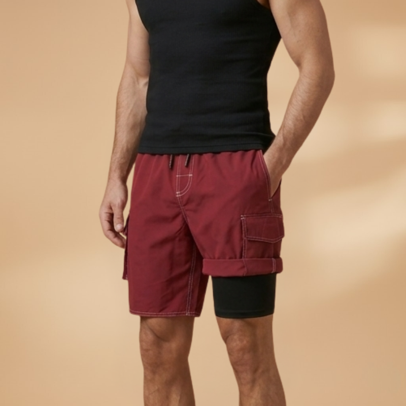 Fresh Men's Swim Trunks with Cargo Pockets 3