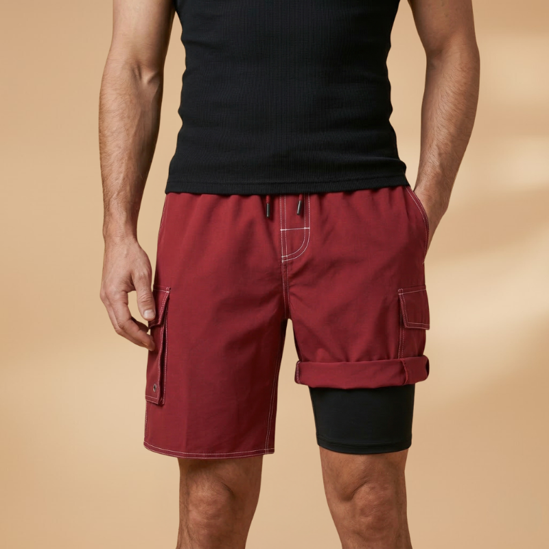 Fresh Men's Swim Trunks with Cargo Pockets 5