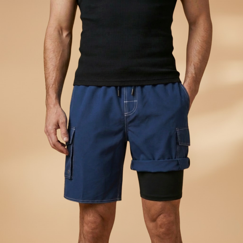 Fresh Men's Swim Trunks with Cargo Pockets 7