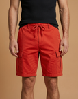 Fresh Mens Cargo Shorts With Flap Pockets 0