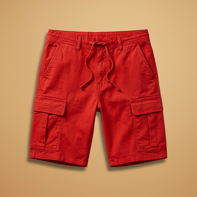 Fresh Mens Cargo Shorts With Flap Pockets 1