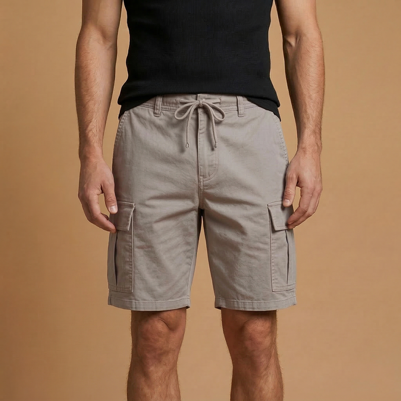 Fresh Mens Cargo Shorts With Flap Pockets 8
