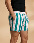 Fresh Mens Swim Trunks with Striped Design 4