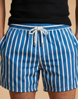 Fresh Mens Swim Trunks with Striped Design 7