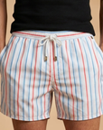 Fresh Mens Swim Trunks with Striped Design 9