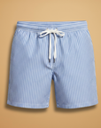Fresh Striped Board Shorts for Men with Pockets 1