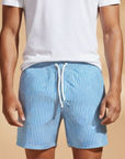 Fresh Striped Board Shorts for Men with Pockets 6