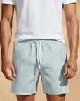 Fresh Striped Board Shorts for Men with Pockets 7