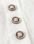 Fresh White Blouse With Short Sleeves For Women 5