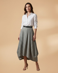 Fresh Women's Maxi Skirt with Tiered Design 2