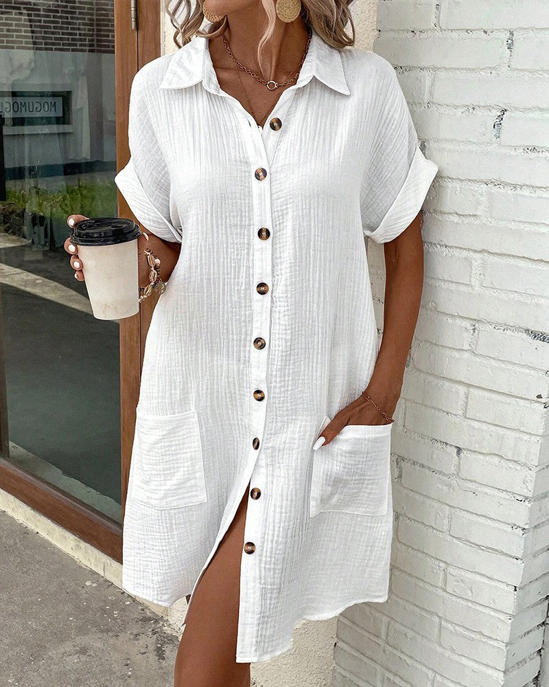Fresh Women's Mini Dress With Pockets 5