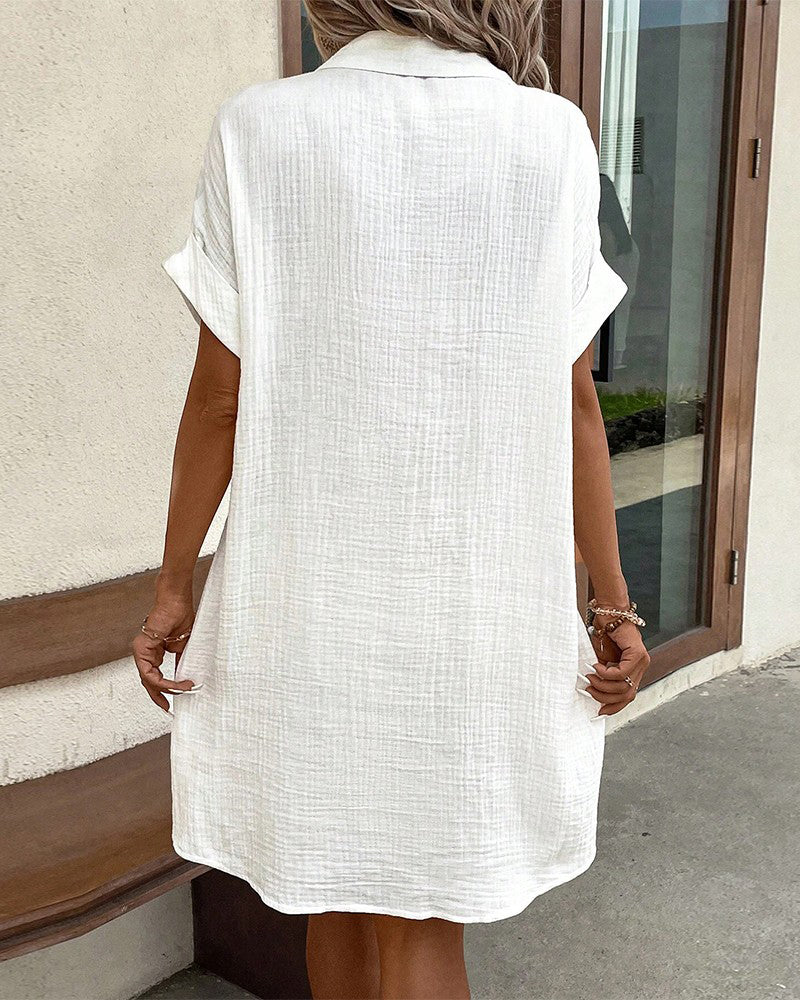 Fresh Women's Mini Dress With Pockets 7