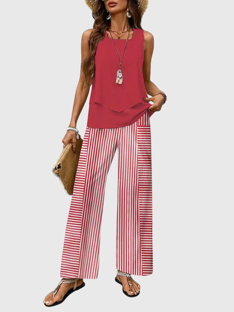 Fresh Women's Set With Chic Square Neckline 3