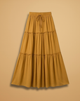 Graceful Women's Maxi Skirt with Flowing Panels 0