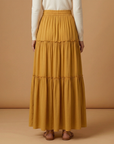 Graceful Women's Maxi Skirt with Flowing Panels 5