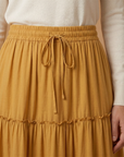 Graceful Women's Maxi Skirt with Flowing Panels 6