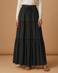 Graceful Women's Maxi Skirt with Flowing Panels 7