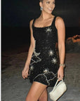 Hand-Embellished Mini Dress With Beaded Detail 2
