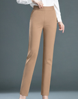 women's tailored straight-leg trousers