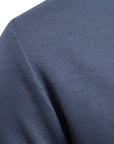 Men's beige soft knit crew jumper