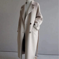 Maren | Women's Long Wool Coat Elegant Tailored Timeless