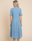 Women’s light blue women's denim dress