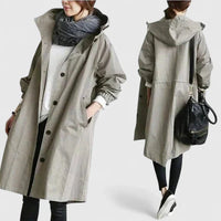 Aria | Women's Oversized Hooded Parka Adjustable Hood