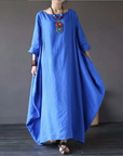 Ivy | White Midi Dress Long Sleeve Swing Design 3