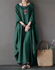 Ivy | White Midi Dress Long Sleeve Swing Design 6