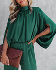 Women’s women's high neck jumpsuit