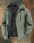 Men's Brown Faux Leather Jacket biker timeless style