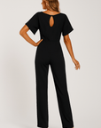Jumpsuit With Tie Belt And Flattering Silhouette For Casual And Evening Wear 5