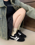 women's retro chunky lace-up sneakers