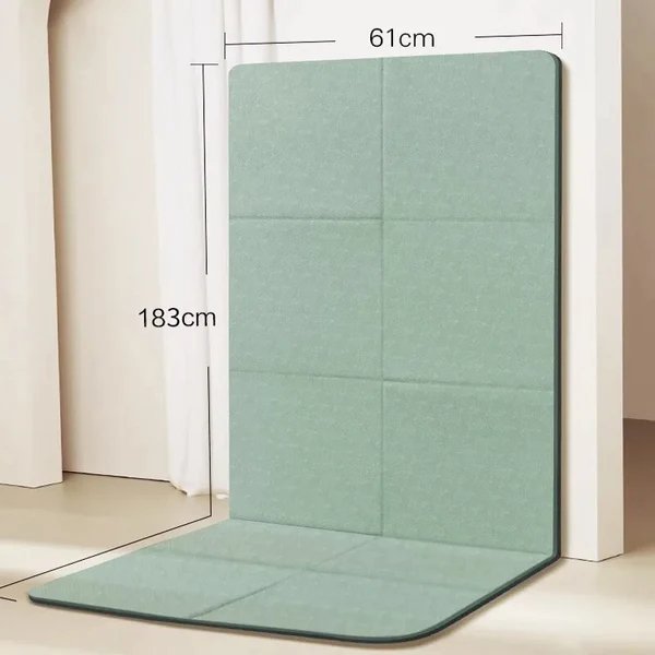 Komfortabler Faltbarer Yoga Mat für Unisex Tragbar Eco-Friendly 6mm Dicke 1