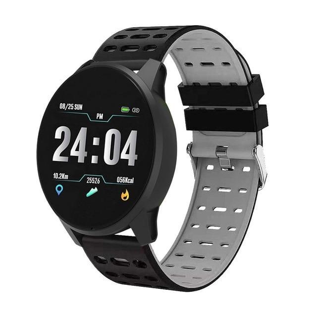 Leichte Smartwatch für Herren Damen GPS Herzfrequenzmonitor langlebig Fitness 7