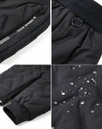 Women's fleece lined thermal pants in black