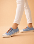 women's breathable knit slip-on sneakers