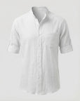 Liam | Men's Shirt Casual Fit Stand-Up Collar 6
