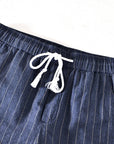 Linen Shorts With Stripes And Relaxed Fit 5