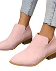 Low Heel Ankle Boots for Women - Comfortable Everyday Style 3