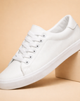 men's classic low-top leather-look sneakers