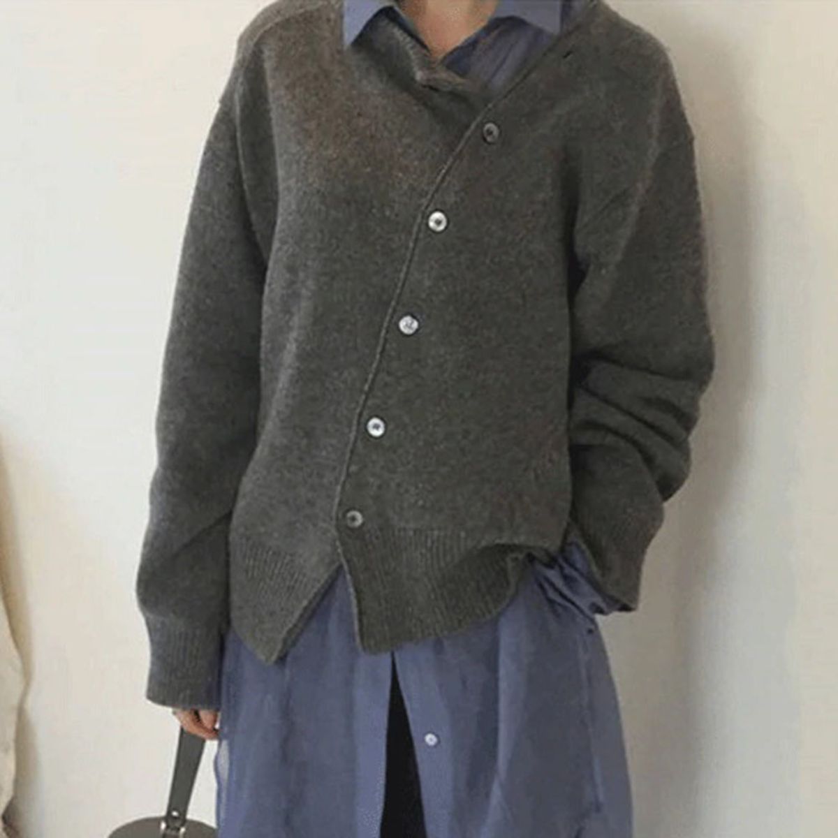 Women's brown cashmere jumper with soft knit