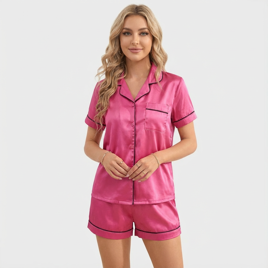 Women’s women's satin pyjama set