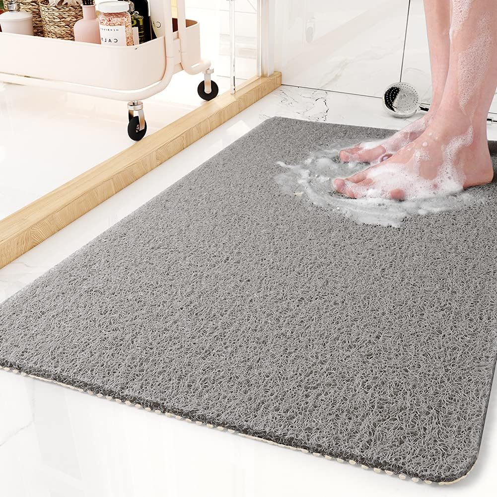 Luxurious Shower Mat for Unisex Soft Non-Slip Microban Quick Dry 0