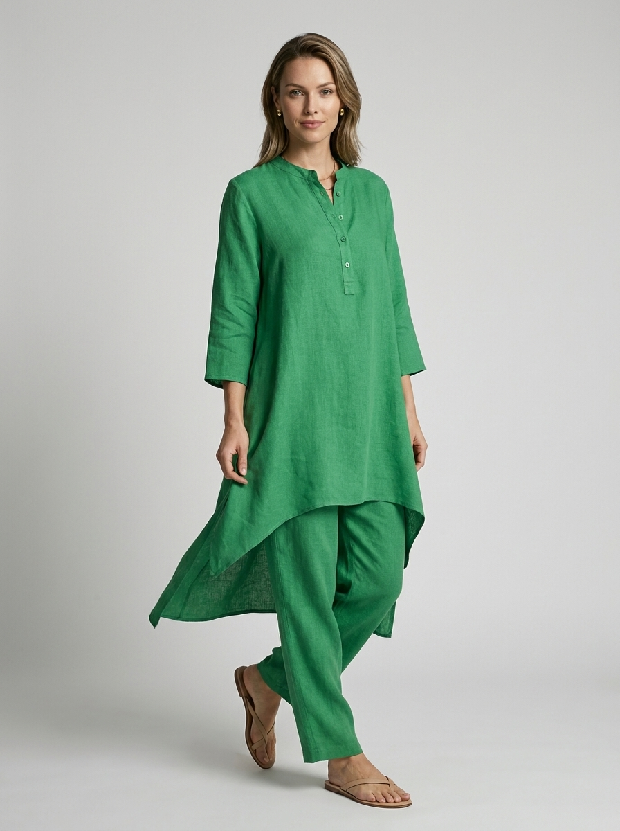Women’s women's tunic and pants two piece set