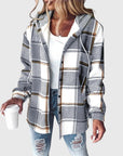 Women's red mesh button placket tailored jacket