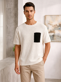 Otis | Men's Textured T-Shirt Chest Pocket
