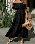 Maxi Dress Off-Shoulder Tiered Summer Style 10