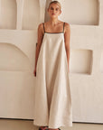 Maxi Dress Spaghetti Strap Summer Elegance 0
